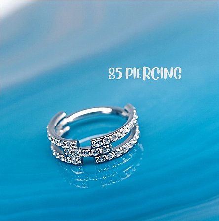 SEGMENTO DUPLO ZIRCÔNIAS CRAVEJADAS TITÂNIO