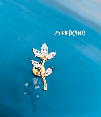 LBT RAMO ZIRCÔNIAS TITÂNIO GOLD PVD