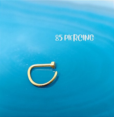 D-RING AÇO 6MM GOLD PVD
