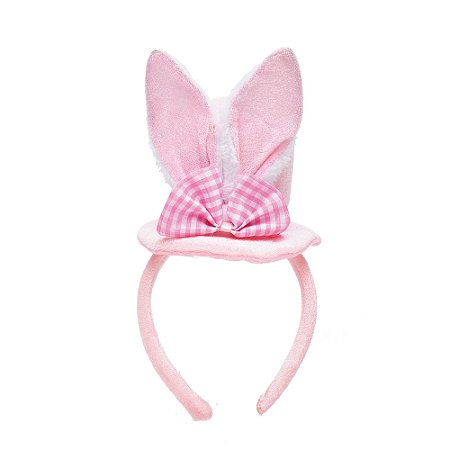TIARA COM MINI CARTOLA ROSA 24X12X11CM 1013300