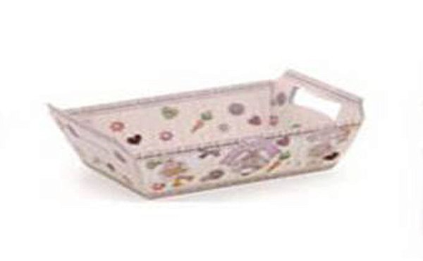 MINI CESTA DECORATIVA DE CARTAO SUMMER 10X7X4CM 252104