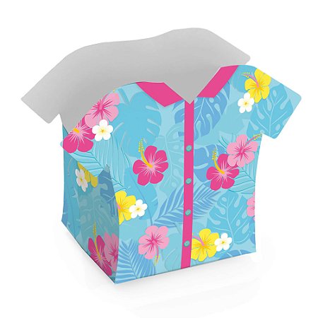 CACHEPOT CAMISA HAVAIANA 9X7,5X11,5CM C/8UN 23012214