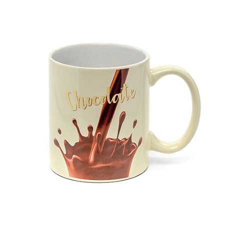 CANECA DE CERAMICA CHOCOLATE MRF/MRR 10X12X8CM 1824063
