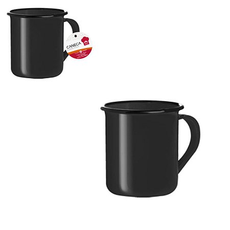 CANECA ESMALTADA 150ML ART HOUSE