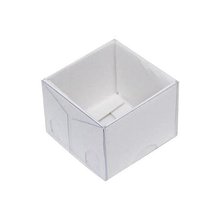 CAIXA PARA 1 DOCE 4,5X4,5X3,5 BRANCO C/10 UNIDADES