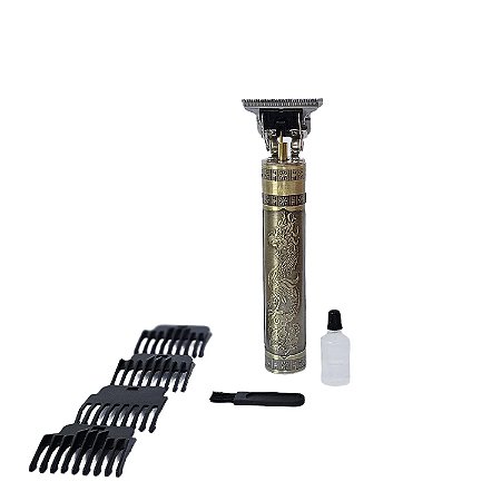 MÁQUINA DE BARBEAR E CORTAR CABELO PROFISSIONAL RECARREGÁVEL