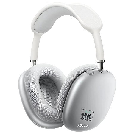 FONE SEM FIO HREBOS HS-391 RADIO MP-3 PREMIUM BRANCO