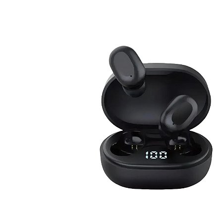 FONE DE OUVIDO BLUETOOTH 5.3 KAIDI KD-7101 SEM FIO PRETO