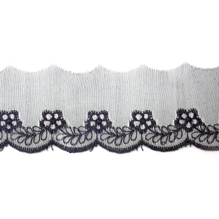 BORDADO EM ORGANZA ARTEPUNTO BO002-050 5CM C/13,70 METROS