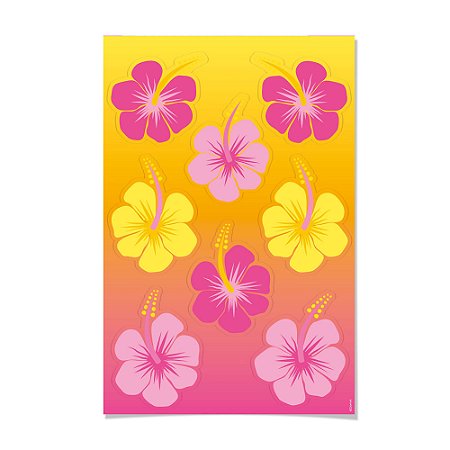 CARTELA ADESIVA CROMUS HAVAIANA C/02 PÇ 28110144