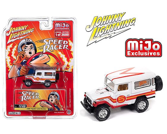 Johnny Lightning 1980 Toyota land Cruiser Speed Racer Livery Limited – Mijo Exclusives