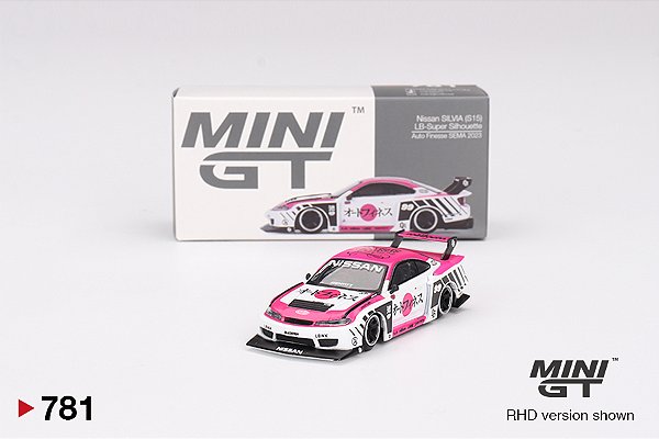 Mini GT Nissan SILVIA (S15) LB-Super Silhouete Auto Finesse SEMA 2023 #781