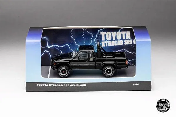 Diecasttalk X Boost Gear Toyota Xtracab SR5 4x4 Black
