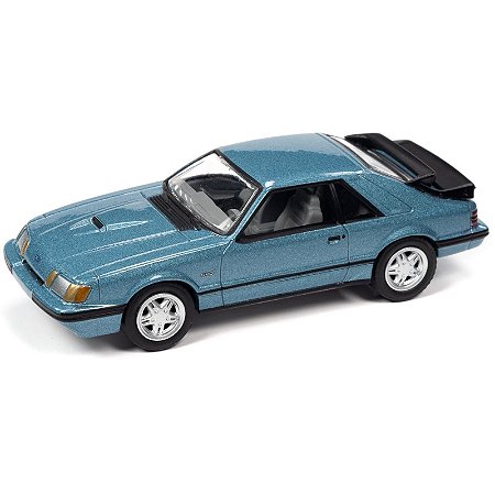 Johnny Lightning 1986 Mustang SVO Classic Gold Collection - Light Regatta Blue