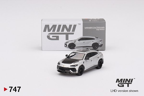 Mini GT Lamborghini Urus Performante Grigio Nimbus #747