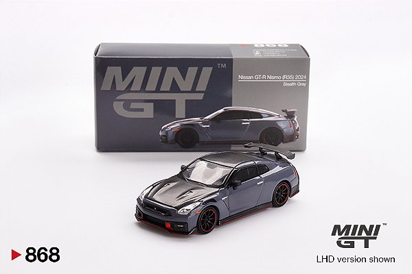 Mini GT Nissan GT-R Nismo (R35) 2024 NISMO Stealth Gray
