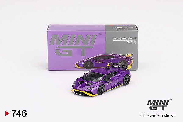 Mini GT Lamborghini Huracán STO Viola Pasifae # 746