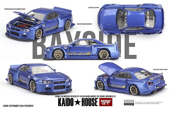 Kaido House Nissan Skyline GT-R (R34) Kaido Works (V2 Aero) SHINJUKU V2 #158