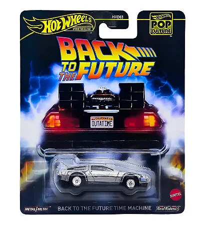 Hot Wheels Premium Back To The Future Time Machine Pop Culture