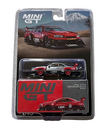 Nissan LB-ER34 Super Silhouette SKYLINE Red/Black #843 – MINI GT CHASE
