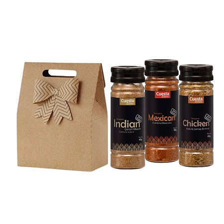 KIT PARA PRESENTE: SABORES DO MUNDO