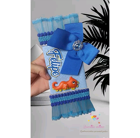 Kit personalizado de luxo fundo do mar menino - 20 itens