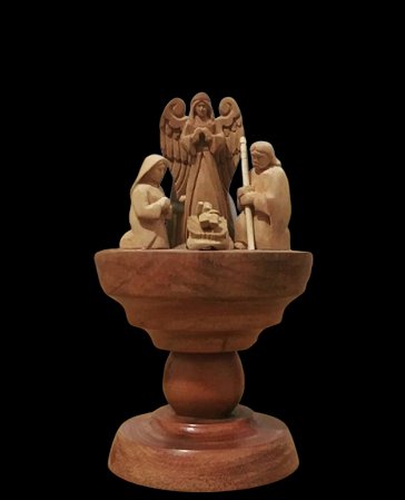 Sagrada familia com anjo