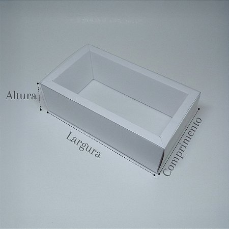 Caixa Gaveta Com Borda - Altura 4cm
