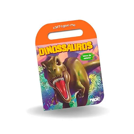 Livro de Colorir Dinossauros com Alça