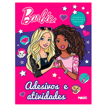 Livro de Colorir Barbie com adesivos
