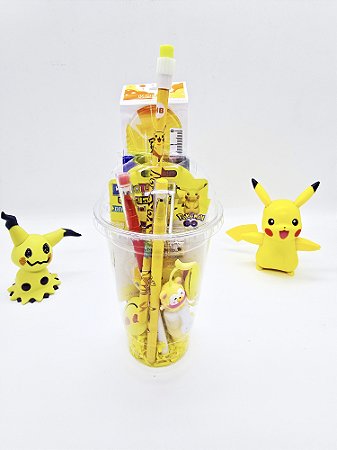 Combo Especial Milk Paper Shake - Kit de Papelaria Fofa - Pokemon