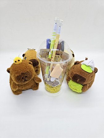 Combo Especial Milk Paper Shake - Kit de Papelaria Fofa - Capivara