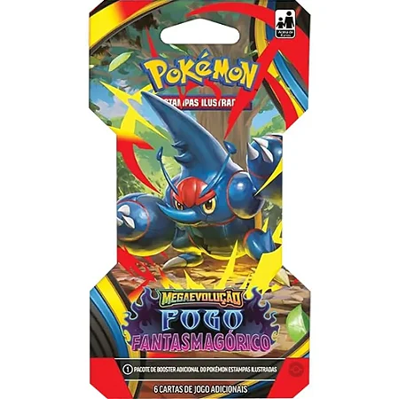 Blister Unitário Pokemon TCG - Fogo Fantasmagórico