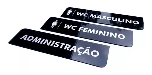 Placa de Sinalização para Portas
