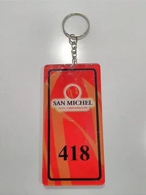 Chaveiro para quartos de hotéis ou pousadas