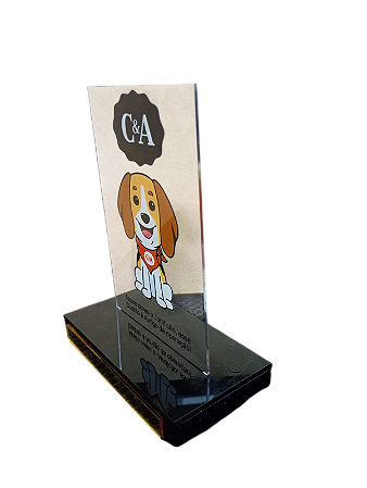 Troféu T Base Tipo Caixa