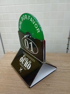 Display Para Rodizio Sim/Não