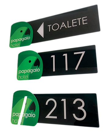 Placa Personalizada de Identificação de Porta