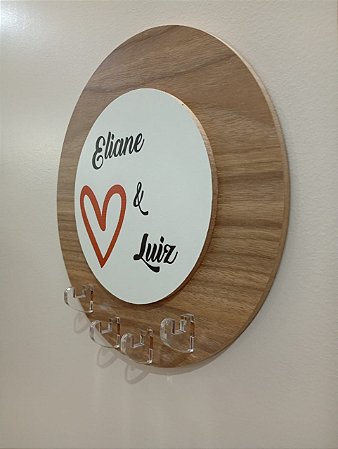 Porta Chaves Personalizado com Nomes