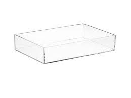 Bandeja de acrílico 27 x 14 x 2,5 CM