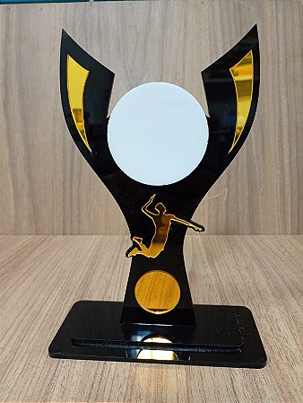 Troféu Acrílico Voleibol
