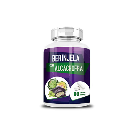 Berinjela Com Alcachofra 60 Capsulas 500Mg  E.P.A Naturais