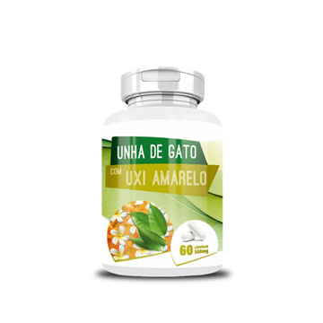 Unha De Gato Com Uxi Amarelo 60 Capsulas 500Mg E.P.A Naturais