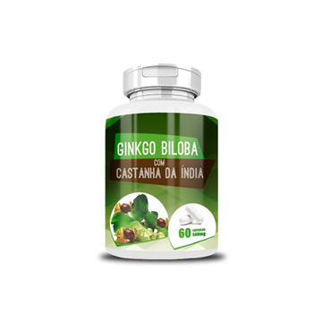 Ginko Biloba C/ Castanha Da India 60 Capsulas 500Mg E.P.A Naturais