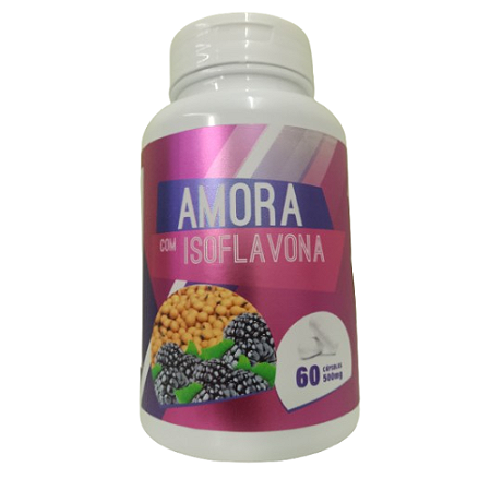 Amora Com Isoflavona 60 Capsulas 500Mg E.P.A Naturais