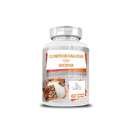 Cloreto De Magnesio Com Sucupira 60 Capsulas 500Mg  E.P.A Naturais