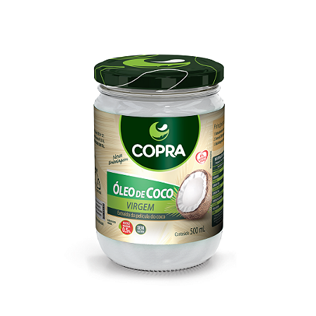 Óleo De Coco Extra Virgem 500ml Copra