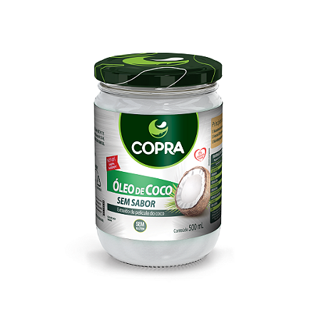 Óleo De Coco Sem Sabor 500ml Copra