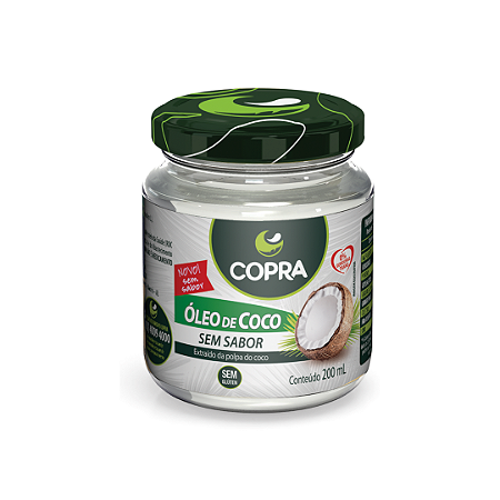 Óleo De Coco Sem Sabor 200ml Copra
