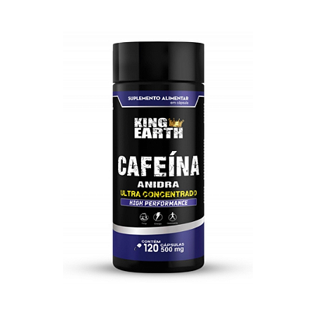 Cafeina Ultra Consentrado 120 Capsulas 500Mg Rei Terra